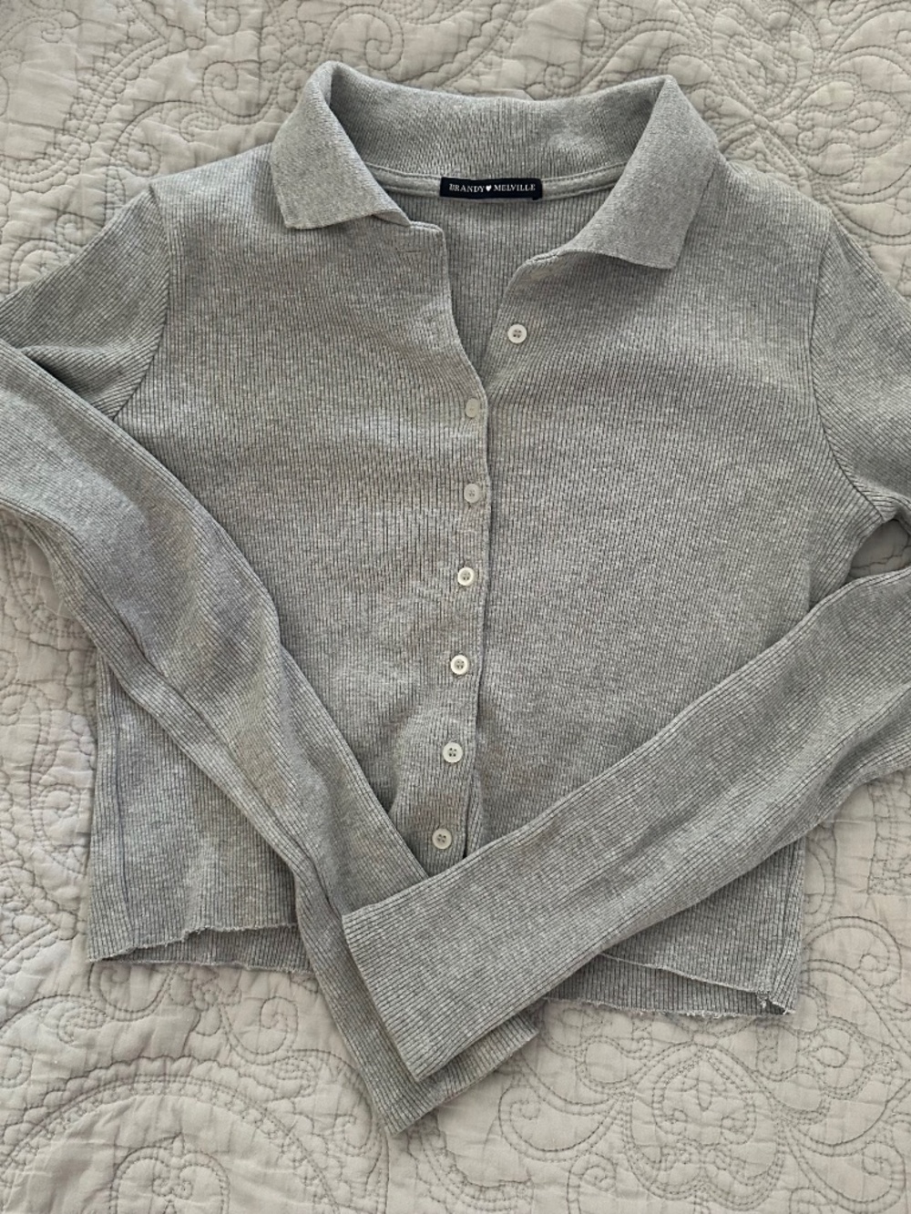 Brandy Melville Collared Button Down Sweater